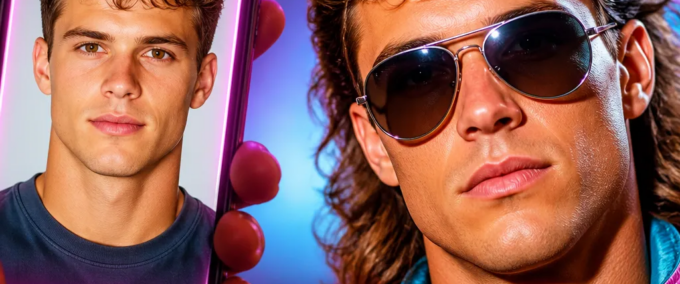 Transforme Sua Foto e Veja Você nos Anos 80