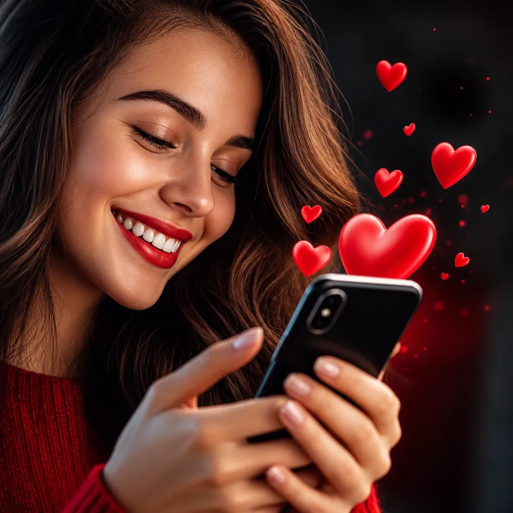 Cartas de Amor pelo Celular: Frases Românticas