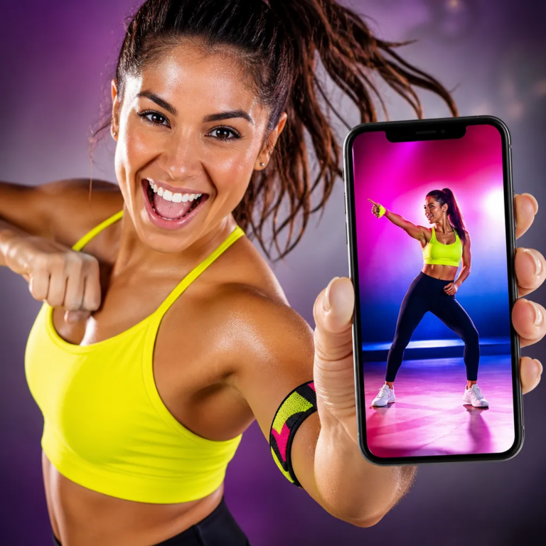 Aprenda Zumba pelo Celular em Casa