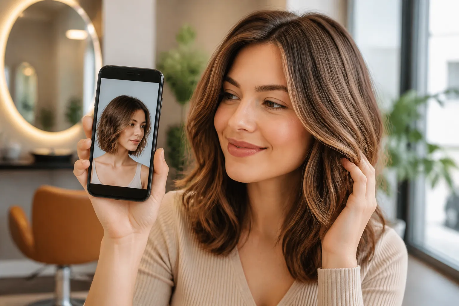 Veja Como Fica Seu Cabelo Novo Antes de Ir ao Salão