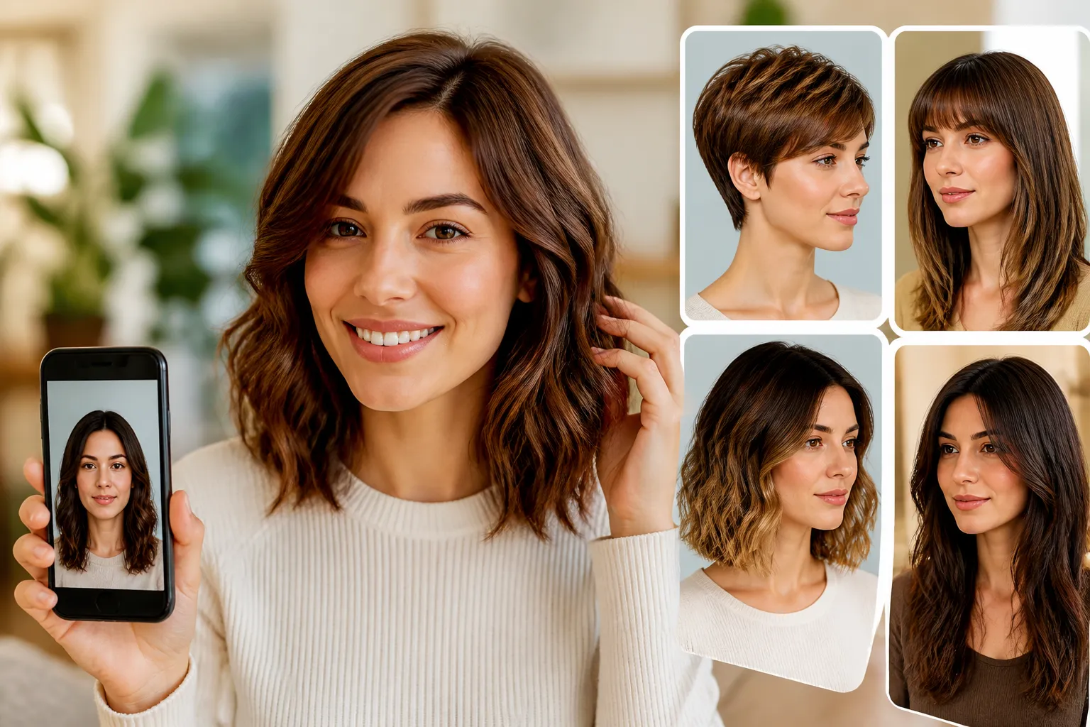 Teste 5 Estilos de Cabelo Novos Antes de Cortar de Verdade
