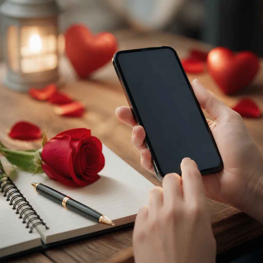 Aplicativo para Escrever Mensagens de Amor