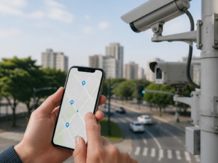 Aplicativo de Câmeras Públicas: Locais Disponíveis