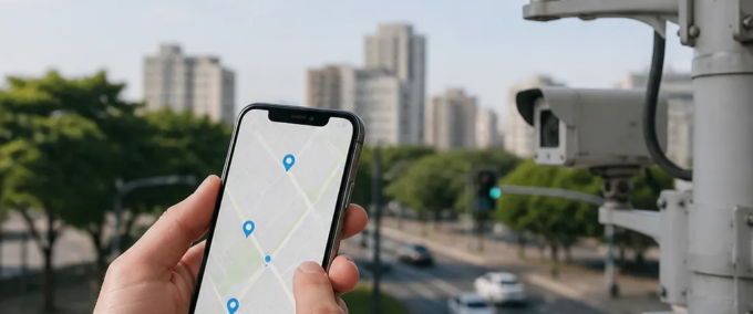 Aplicativo de Câmeras Públicas: Locais Disponíveis