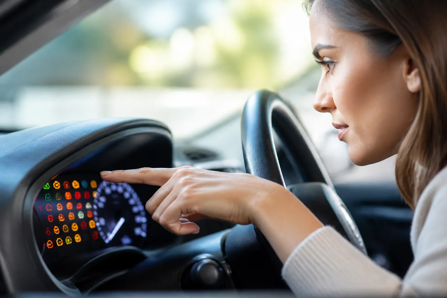 O que significam as luzes do painel do seu carro