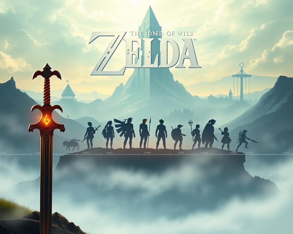 Entenda a Saga The Legend of Zelda: Linha do Tempo Simplificada
