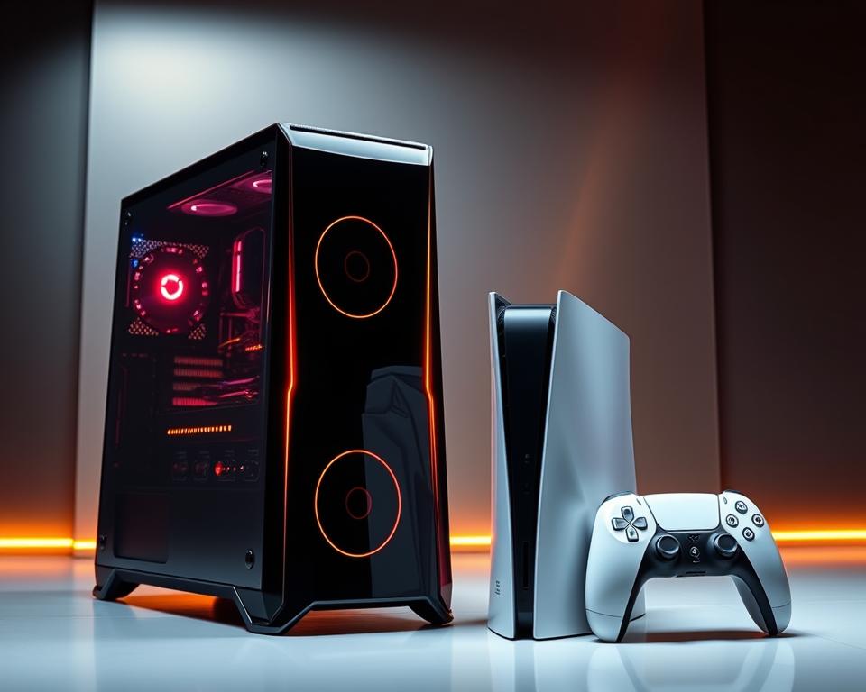 comparativo PC e consoles