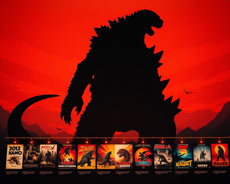 cronologia de filmes kaiju