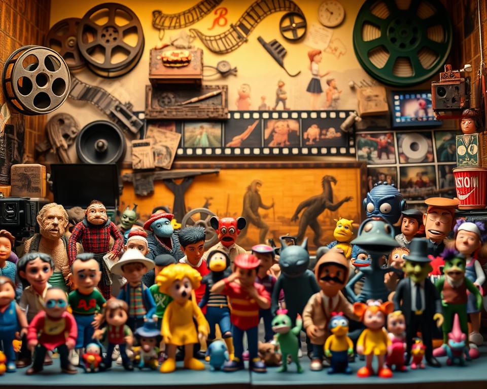 história do stop-motion