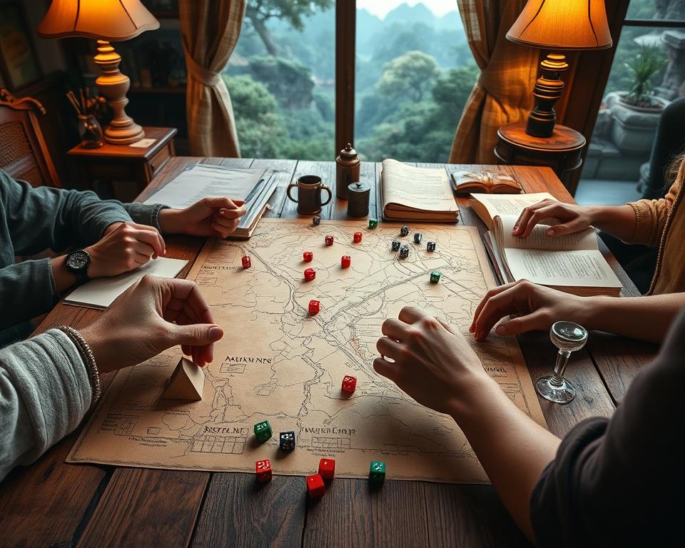 organizar jogo de RPG